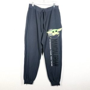 The Mandalorian Baby Yoda Grogu Sweats Joggers Drawstring Pants Star Wars XL